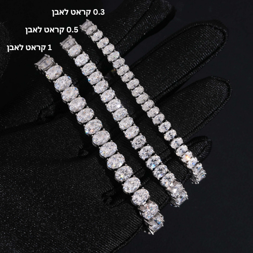 שרשרת טניס אובל