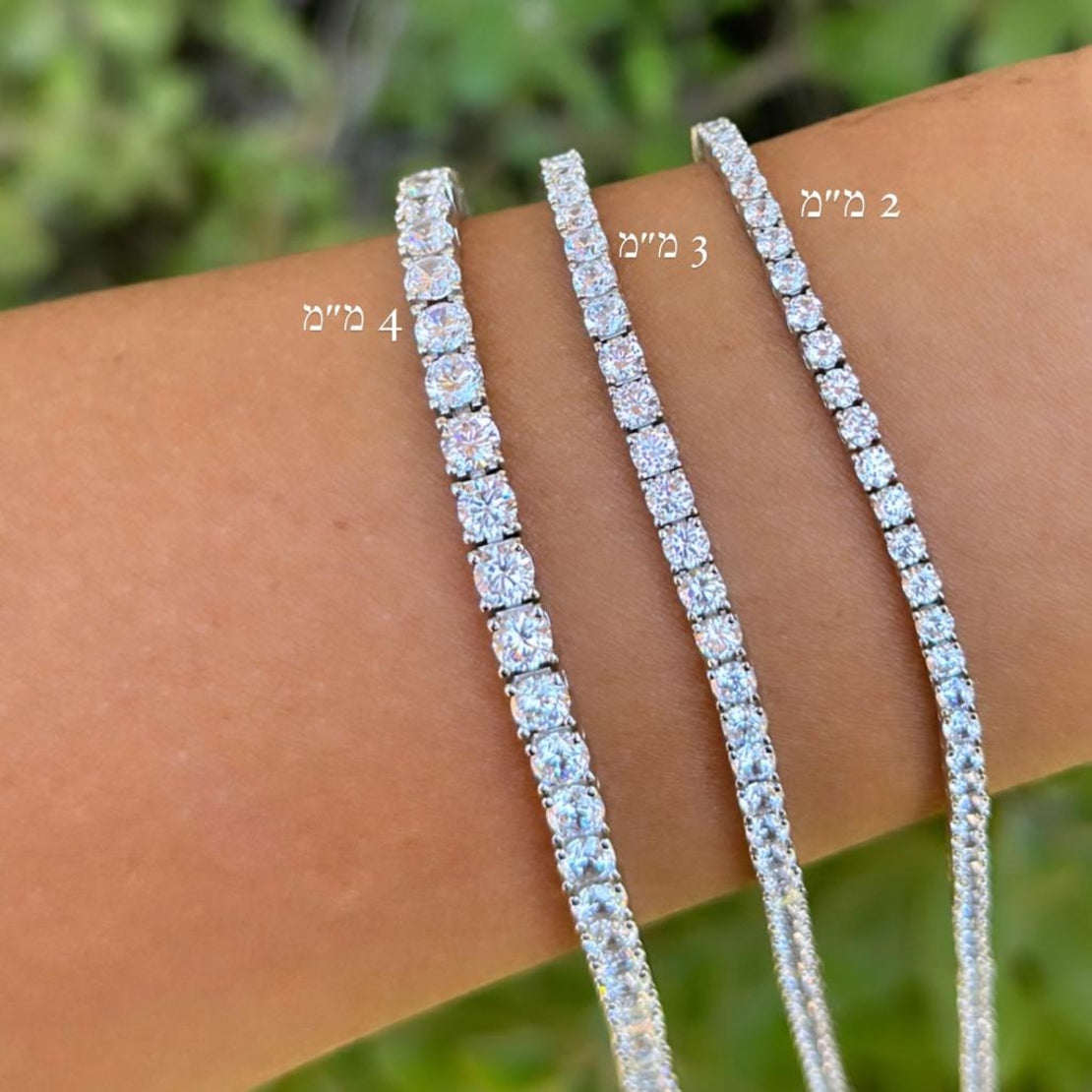 צמיד טניס 4 מ"מ