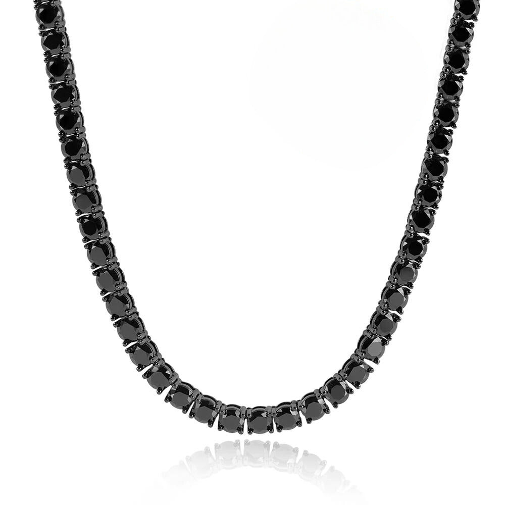 שרשרת טניס 3/4/5/6.5 מ"מ- Black Troya