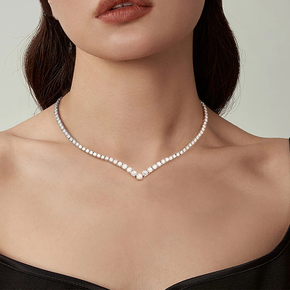 שרשרת טניס V-Shape