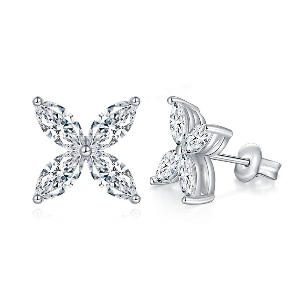 עגילי 4 עלים - Clover