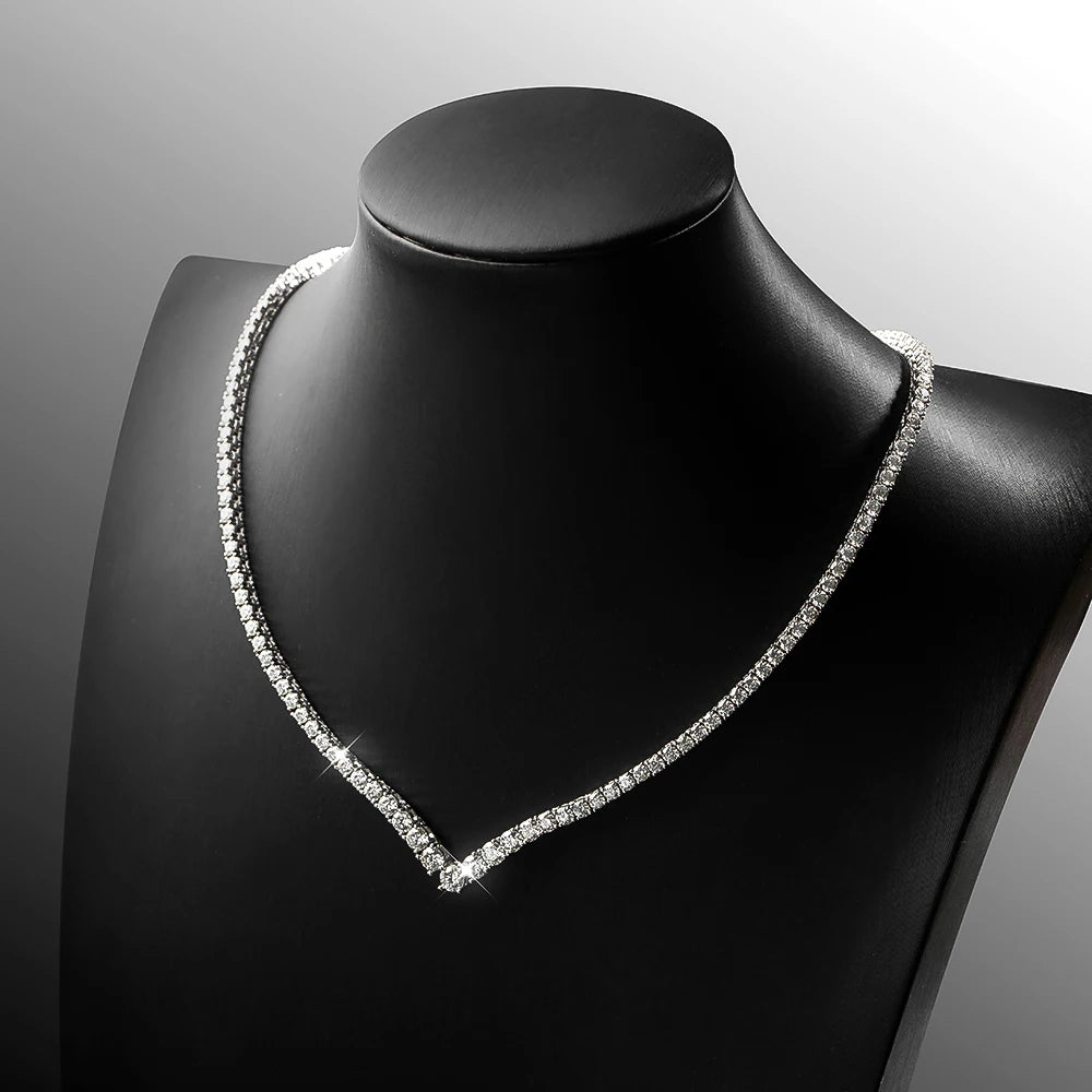 שרשרת טניס V-Shape