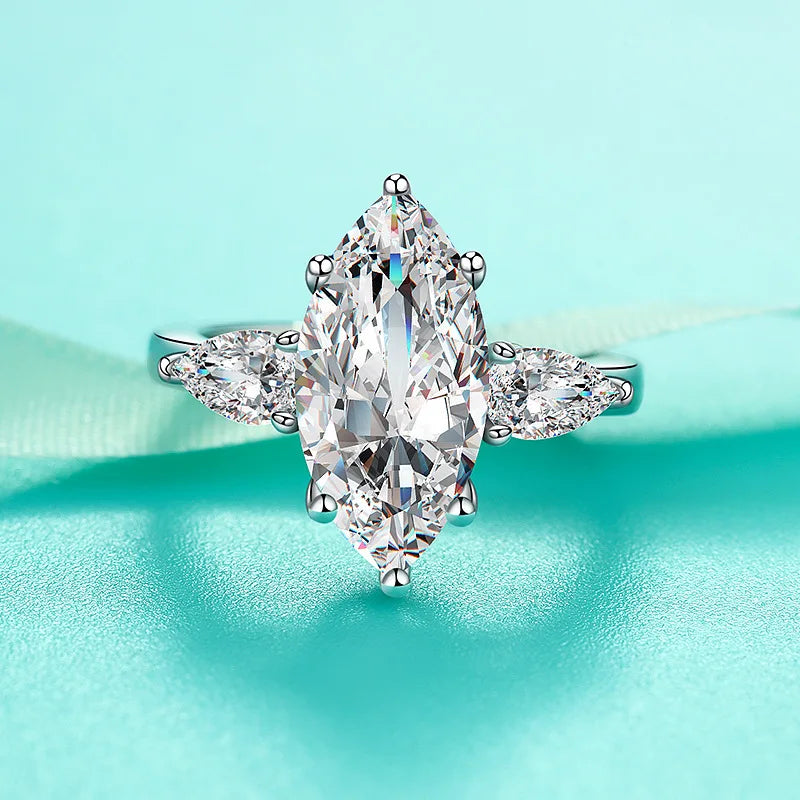 טבעת מואסנייט מרקיז 3 קראט