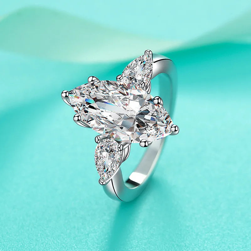 טבעת מואסנייט מרקיז 3 קראט