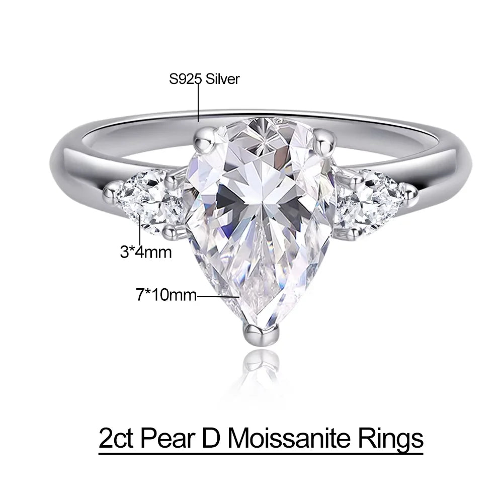 טבעת סרניטי טיפה מרכזית