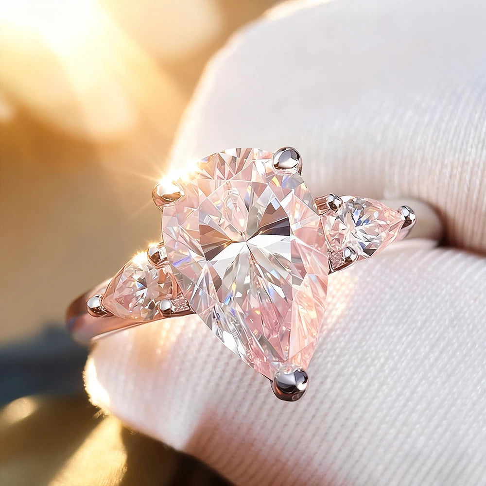 טבעת סרניטי טיפה מרכזית