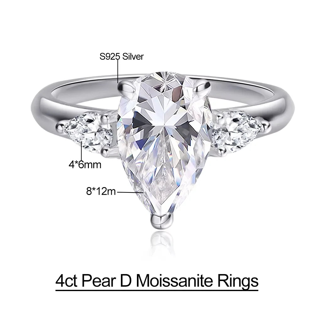 טבעת סרניטי טיפה מרכזית