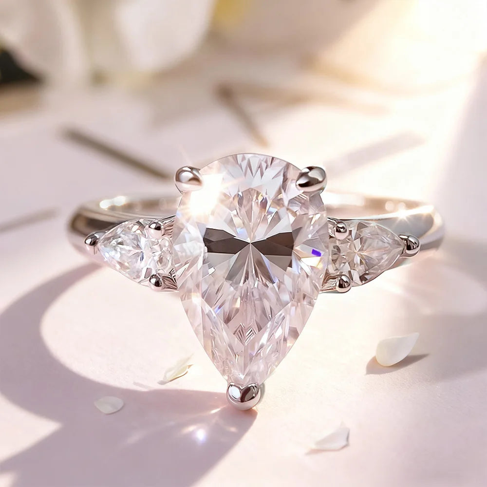 טבעת סרניטי טיפה מרכזית