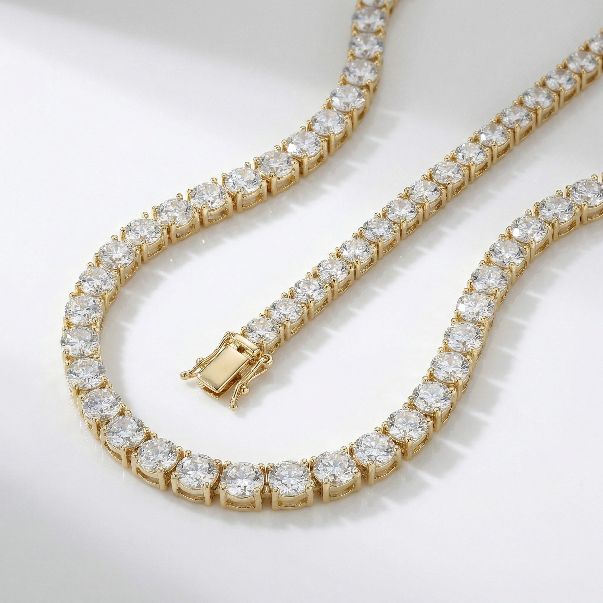 סט טניס 5 מ״מ - שרשרת וצמיד